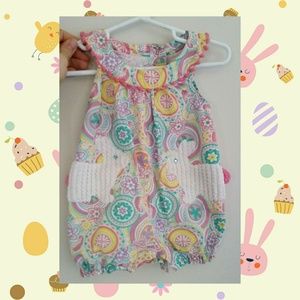 Mudpie bunny romper